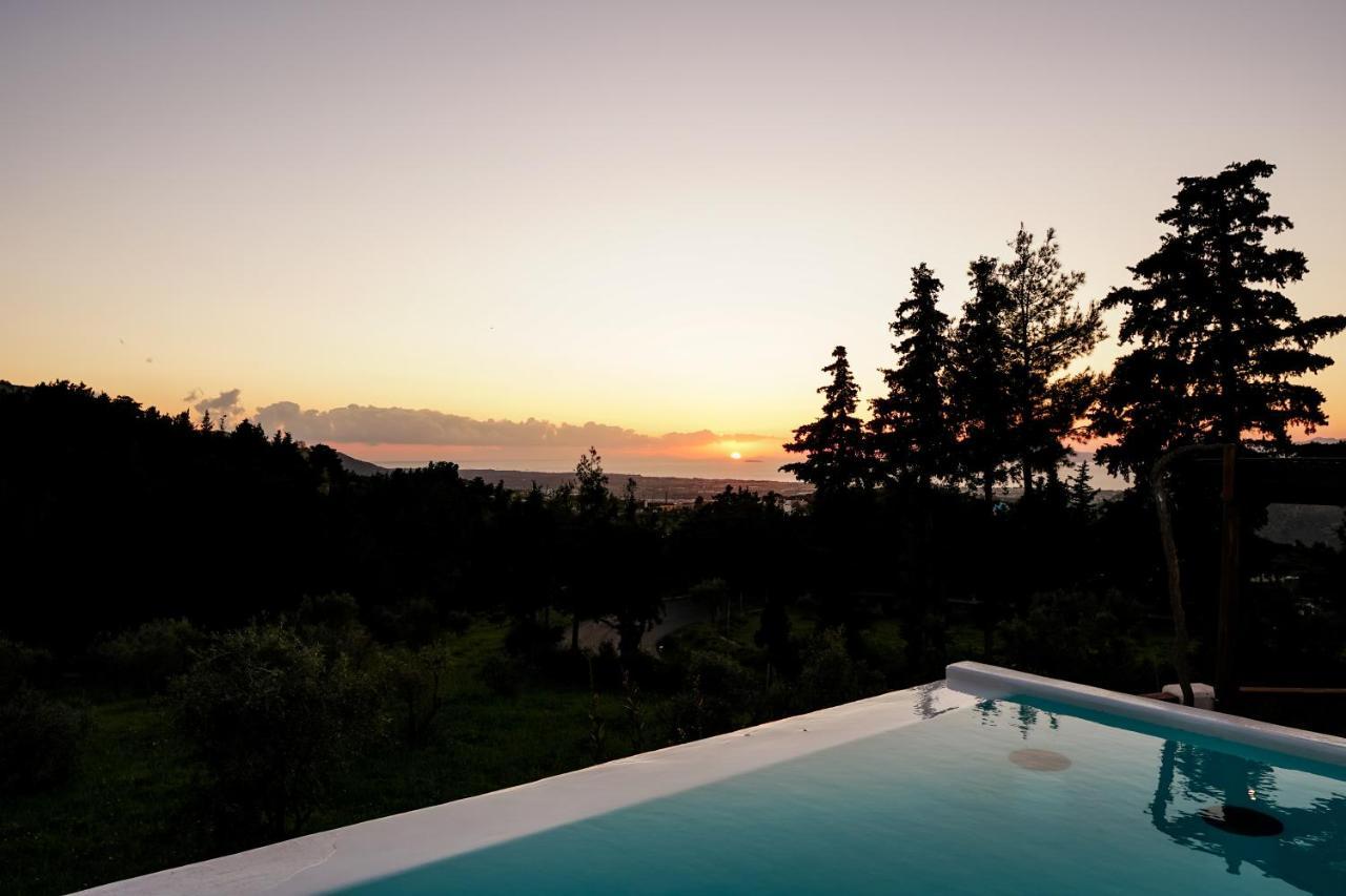 Tramonto Villa Lagoudi Zia Eksteriør billede